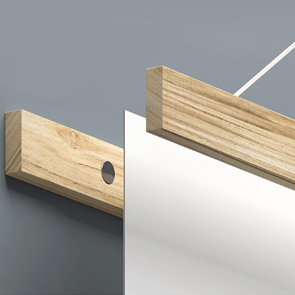 Magnetic Wood Artwork Hangar